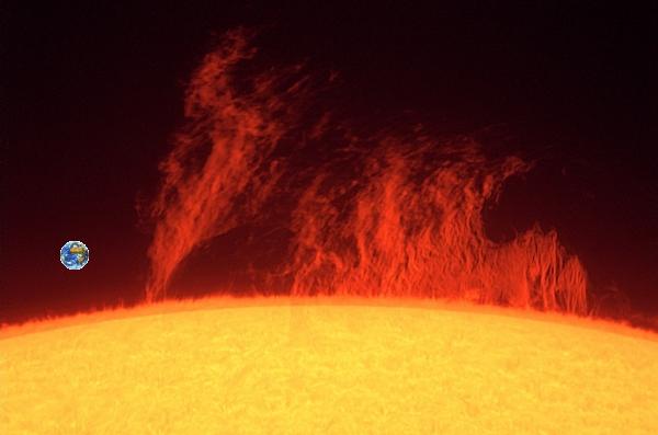 Sonnenprotuberanz
