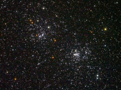 Der Doppelsternhaufen h & chi im Perseus h + chi