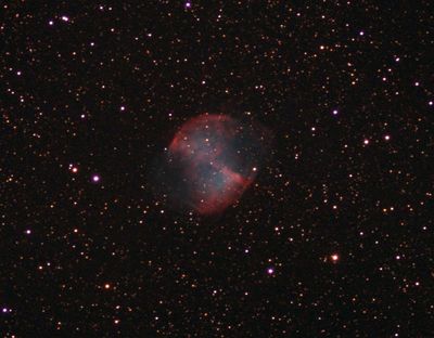 M27 Planetarische Nebel mit 120/900 Refraktor